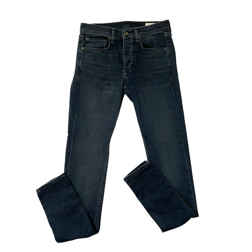 Rag & Bone Skinny Leg Extra Slim Stretch Jeans Fit 1 Dark Blue Gray size 29x34